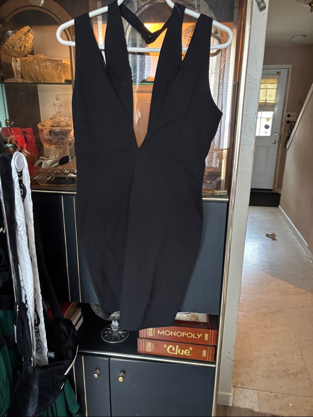 Classic Black Mini Dress - Women's